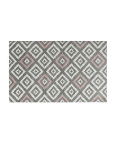 Tapis salon géométrique rose - 120x160