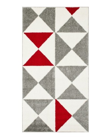 Tapis salon de style Scandinave rouge - 80x150