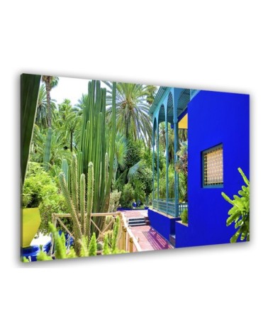 Tableau plexiglas jardin Majorelle 80x50cm