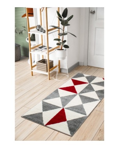Tapis salon de style Scandinave rouge - 80x150