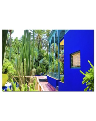 Tableau alu dibond jardin Majorelle 100x60cm