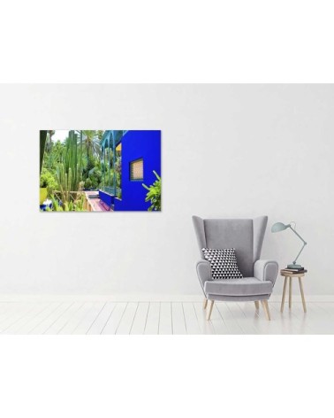 Tableau alu dibond jardin Majorelle 100x60cm