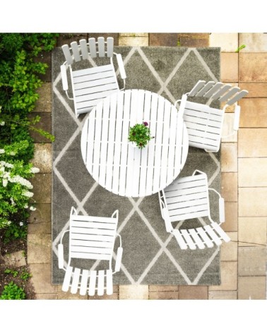 Tapis pour intérieur-extérieur gris 160x230