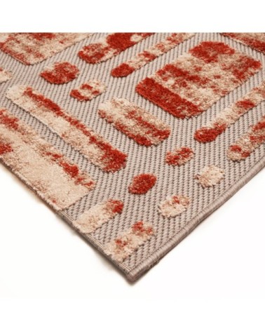 Tapis pour intérieur-extérieur beige et terra 160x230