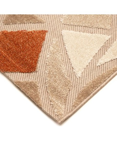 Tapis pour intérieur-extérieur terra et brun 120x170