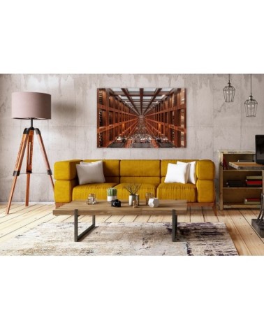 Tableau library in Berlin toile imprimée 50x30cm