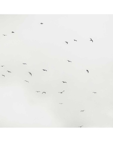 Tableau phare dans le brouillard toile imprimée 120x80cm