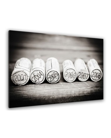 Tableau bouchons en liège toile imprimée 120x80cm