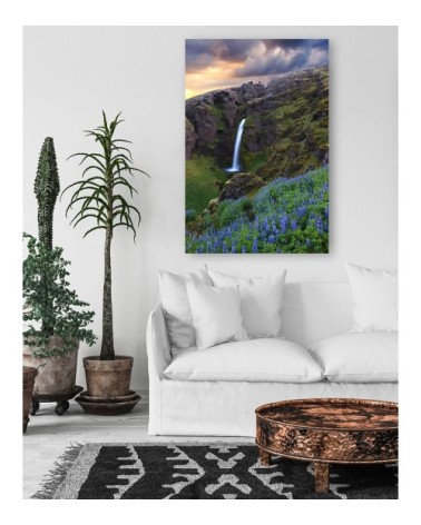 Tableau voyage en Islande toile imprimée 50x80cm