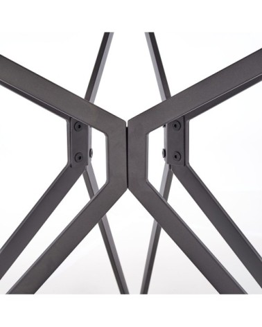Table ronde design MDF Blanc 120cm