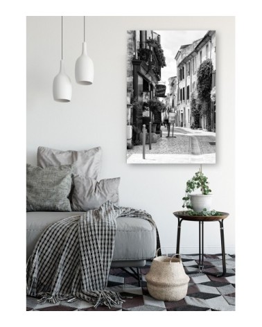 Tableau moderne rue du sud toile imprimée 80x120cm