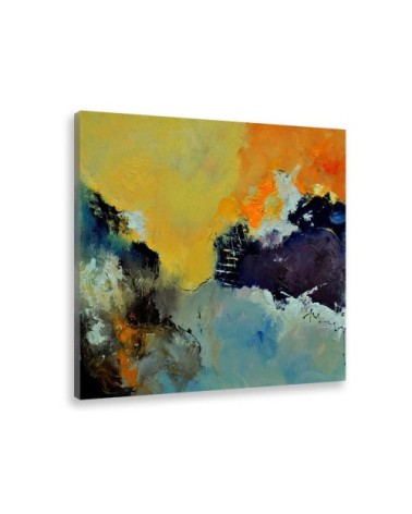 Tableau abstrait évanescent toile imprimée 60x60cm