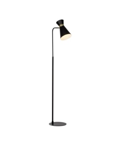 Lampadaire métal noir H148,5cm