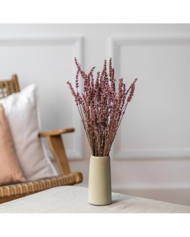 Fleurs séchées lavandes roses