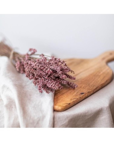 Fleurs séchées lavandes roses