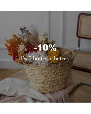 Botte fleurs séchées naturelles