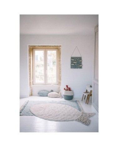 Tapis poisson beige 110x180