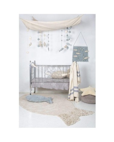 Tapis poisson beige 110x180