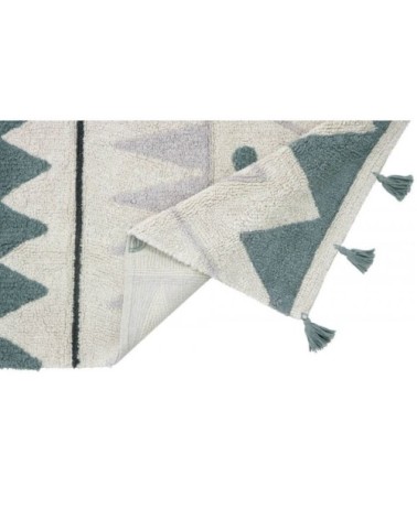 Tapis coton lavable mini Aztèque 70x100cm