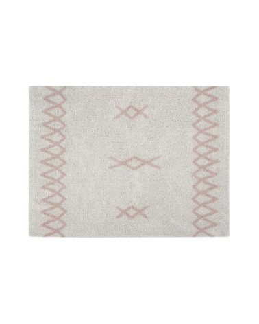 Tapis coton lavable vintage nude 120x160cm