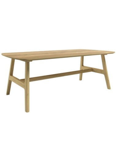 Table basse 120 cm en bois clair