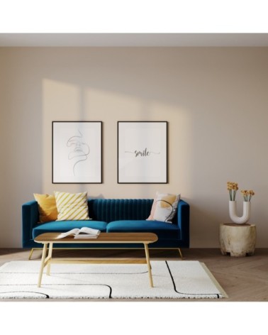 Table basse 120 cm en bois clair