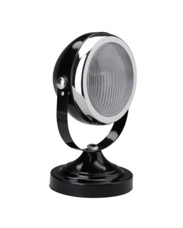 Lampe en métal noir H27cm