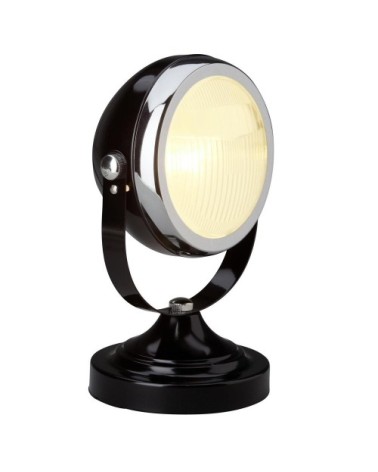 Lampe en métal noir H27cm