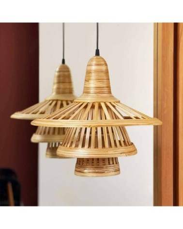 Suspension en tiges de bambou design D45