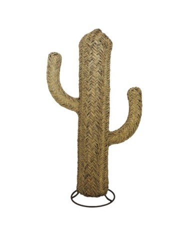 cactus en fibres naturelles déco H 1m