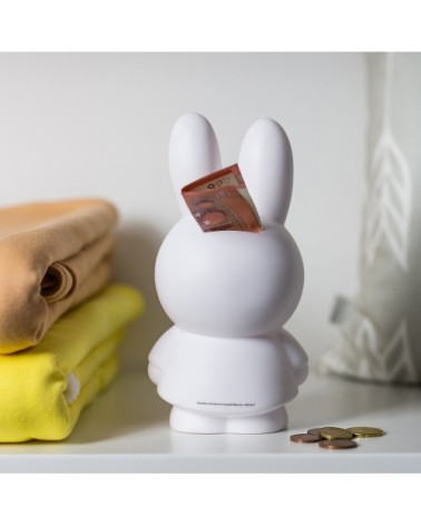 Tirelire miffy uni pvc blanc