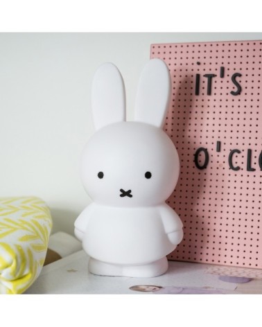 Tirelire miffy uni pvc blanc