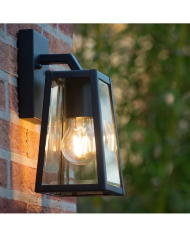 Applique extérieur en métal noir