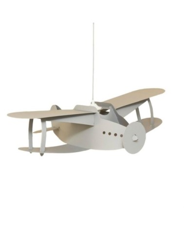 Suspension enfants Avion Gris 50cm