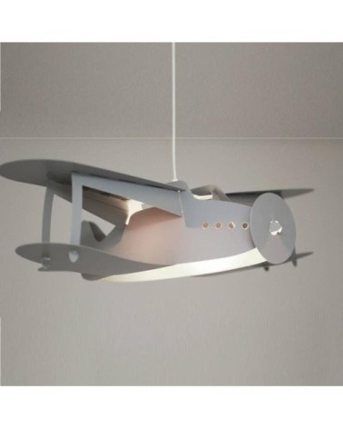 Suspension enfants Avion Gris 50cm