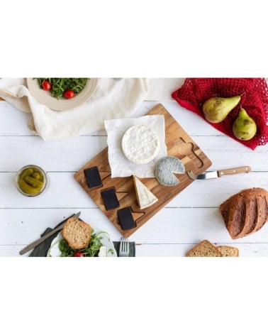 Plateau à fromage en acacia en bois marron