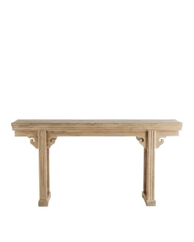 Console en orme recyclé - naturel