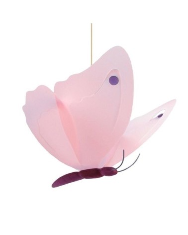 Suspension enfants Papillon Violet 45cm