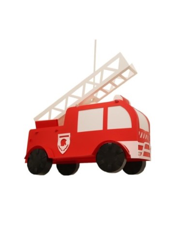 Suspension enfants Camion de pompiers Rouge 38cm