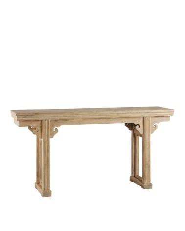 Console en orme recyclé - naturel