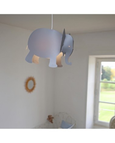 Suspension enfants Éléphant Gris 33cm