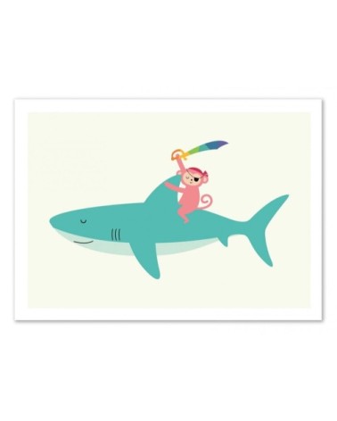 Affiche d'art enfant 50 x 70 cm