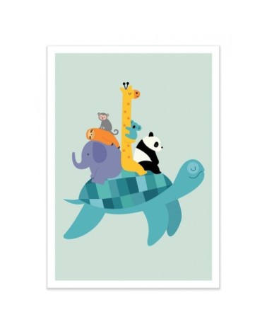 Affiche d'art enfant 50 x 70 cm