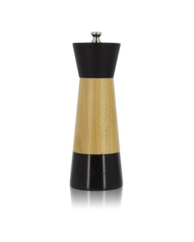 Moulin à poivre en marbre et bois 17 cm