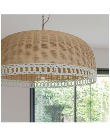 Suspension en rotin diam. 86 cm