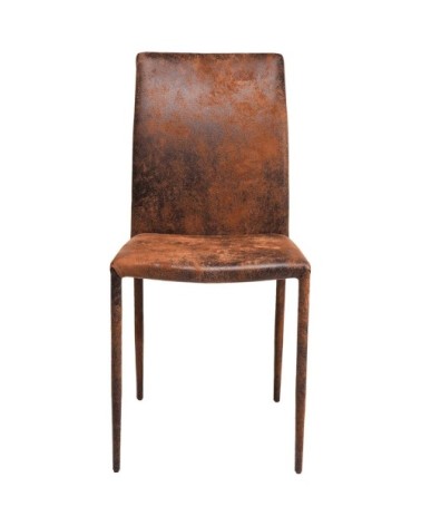 Chaise en cuir vintage