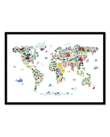 Affiche d'art enfant 50 x 70 cm