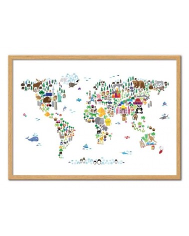 Affiche d'art enfant 50 x 70 cm