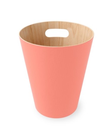 Corbeille woodrow bois rose