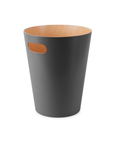Corbeille woodrow bois gris